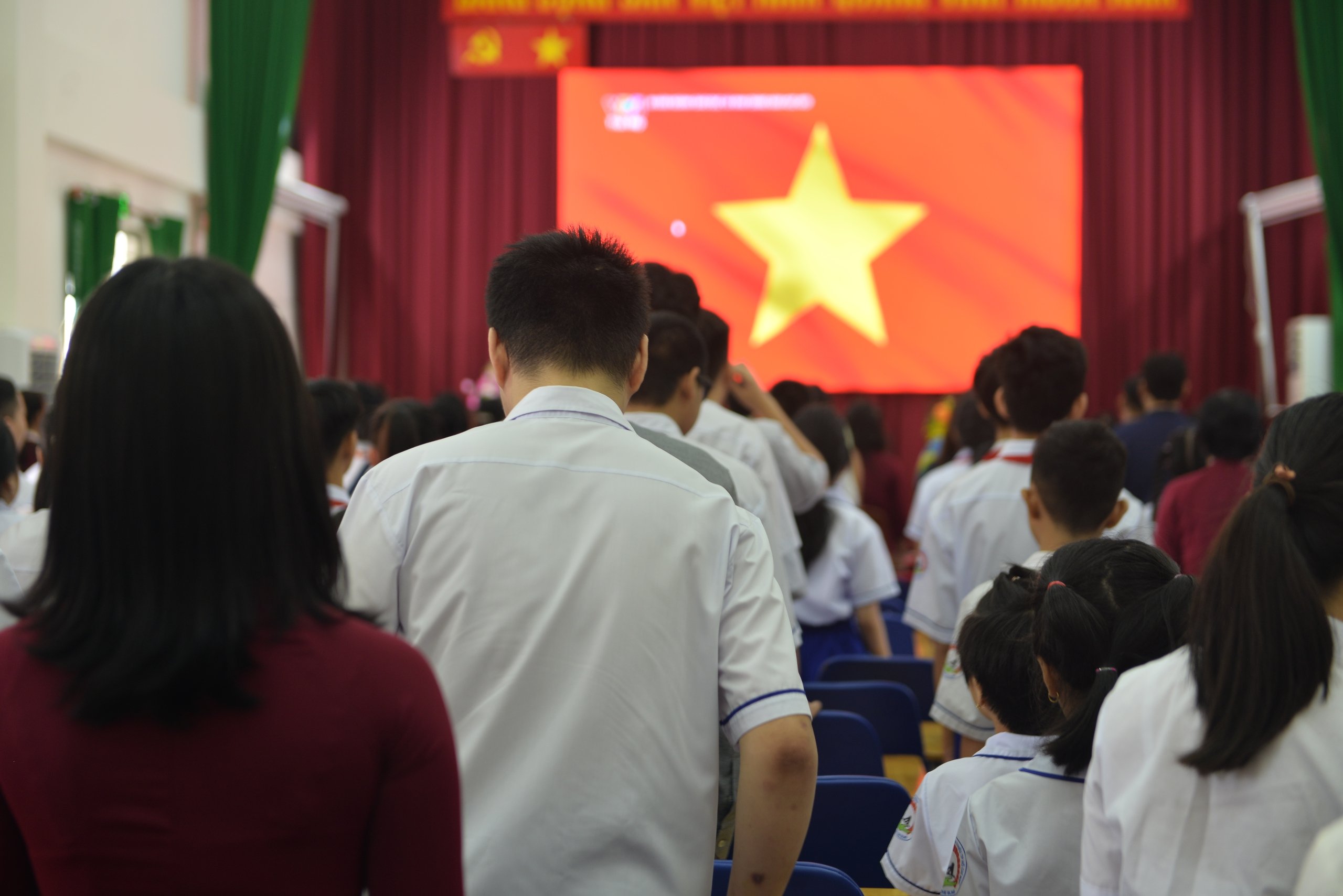 Lễ khai giảng xúc động tại trường khiếm thị Nguyễn Đình Chiểu- Ảnh 1.