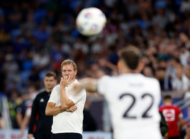 HLV Nagelsmann nói gì sau khi đội Đức nhận cú sốc ở vòng loại World Cup 2026 - Ảnh 1.