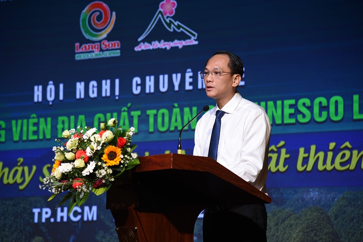 Lạng Sơn tổ chức Hội nghị chuyên đề giới thiệu Công viên địa chất toàn cầu UNESCO Lạng Sơn tại thành phố Hồ Chí Minh - Ảnh 3.