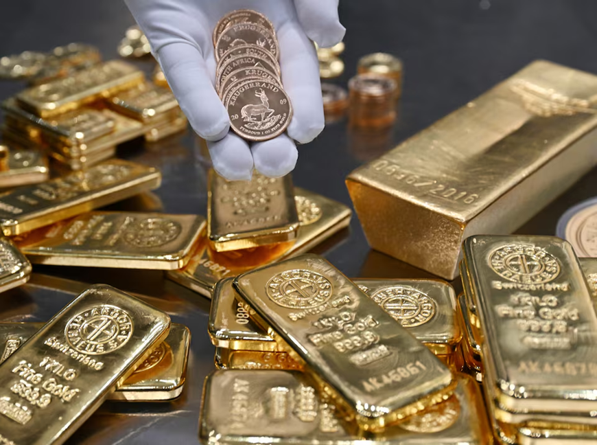 Giá vàng thế giới hôm nay quay đầu giảm. Ảnh minh họa: Reuters