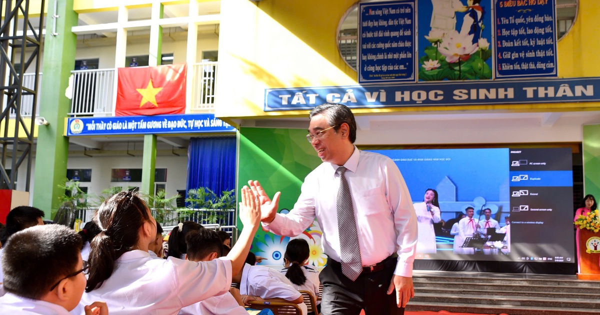 Lễ khai giảng của những học sinh đặc biệt