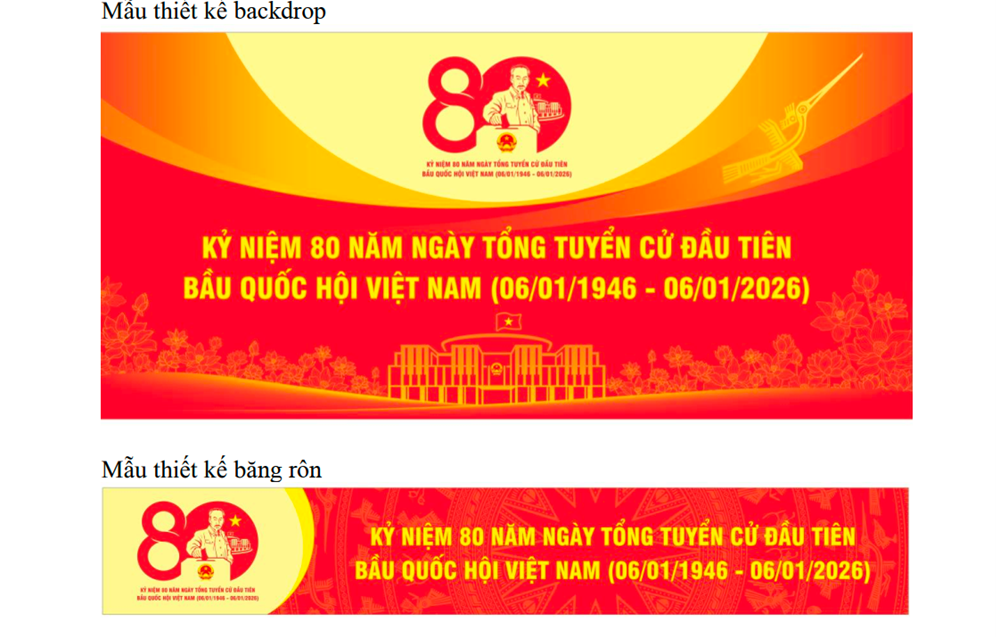 ផ្សព្វផ្សាយ​ការ​រចនា​រូប​សញ្ញា​ដើម្បី​អបអរសាទរ​ខួប​លើក​ទី​៨០​នៃ​ការ​បោះ​ឆ្នោត​ជ្រើស​តាំង​តំណាង​រាស្រ្ត​វៀតណាម - រូបថត 2