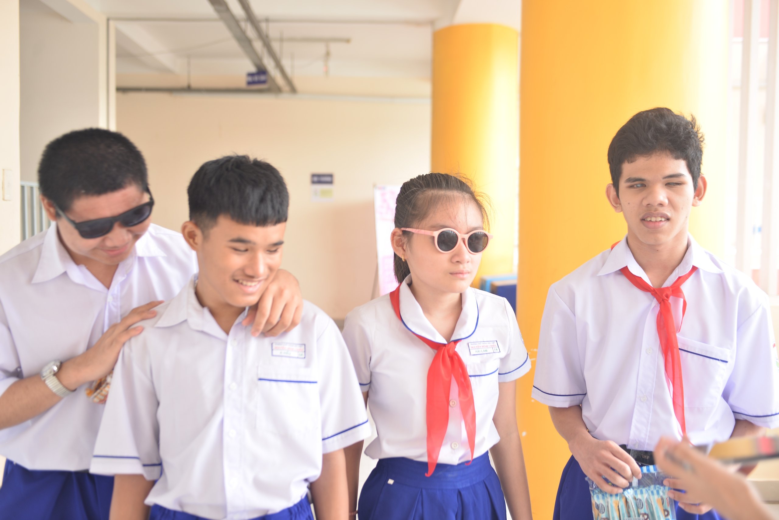 Lễ khai giảng xúc động tại trường khiếm thị Nguyễn Đình Chiểu- Ảnh 4.