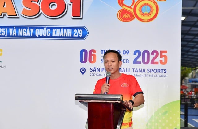 Sôi nổi giải pickleball TAND TP.HCM mở rộng 2025 - Ảnh 3.