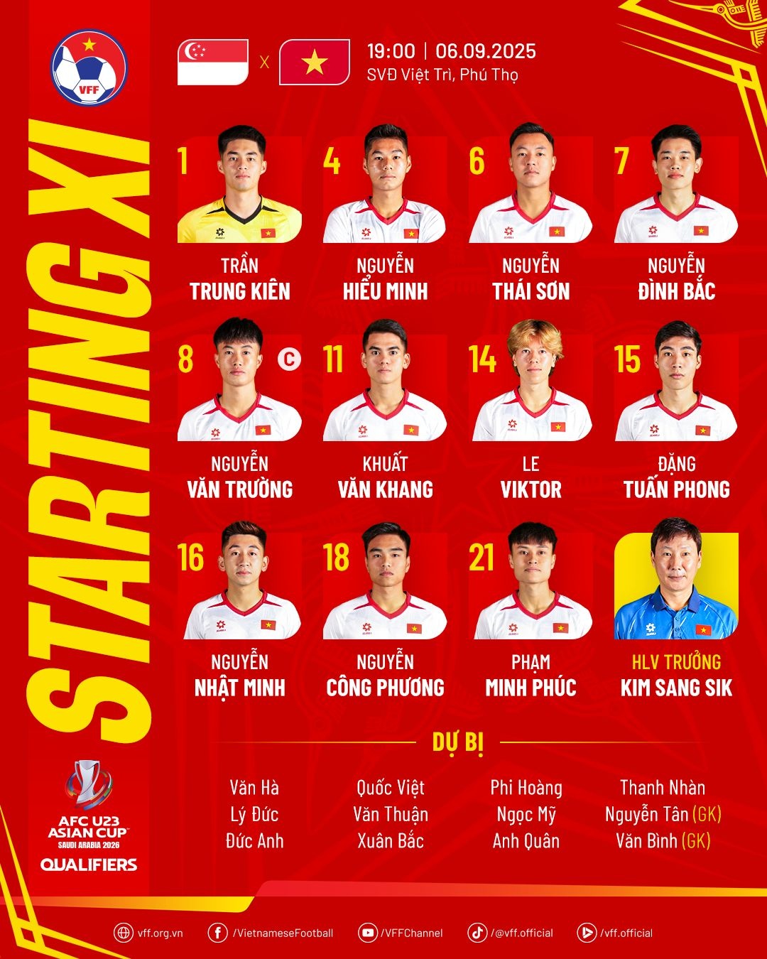 U23 Viet Nam vs Singapore anh 1