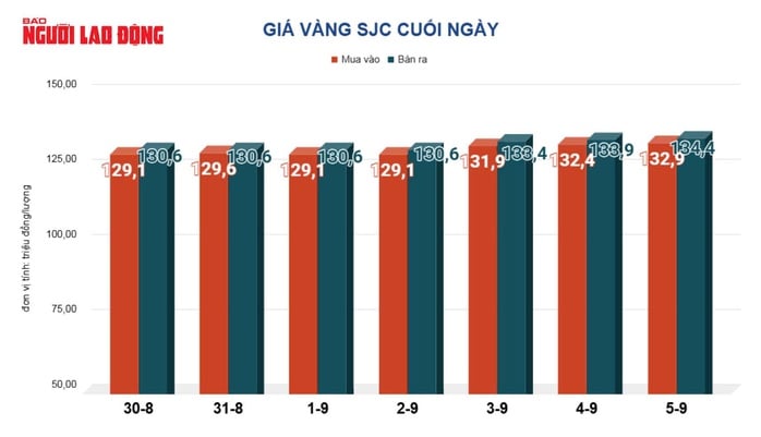 Giá vàng hôm nay 6-9: Tăng tốc lên đỉnh cao mới- Ảnh 2.