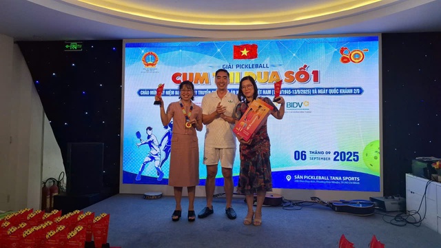Sôi nổi giải pickleball TAND TP.HCM mở rộng 2025 - Ảnh 6.