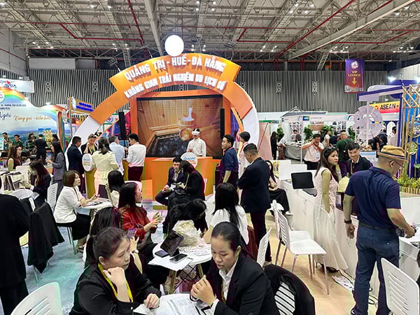 Gặp gỡ, kết nối B2B tại gian hàng chung của Đà Nẵng, Huế, Quảng Trị.