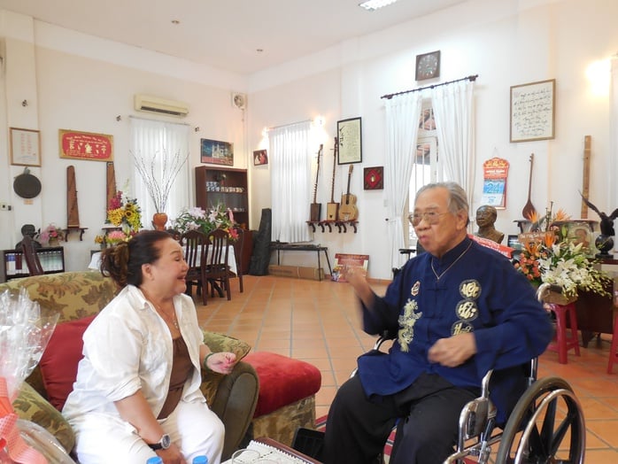 NSND Ngọc Giàu nghẹn ngào nhớ về cố GS-TS Trần Văn Khê- Ảnh 1.