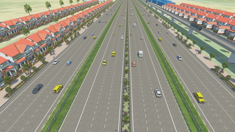 Today, Hanoi officially started construction of the Ring Road 4 expressway worth more than 56,000 billion VND -0