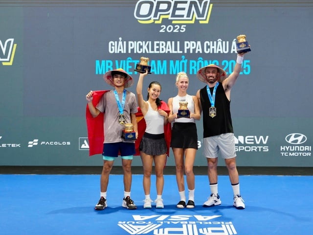 Phúc Huỳnh 'out trình' ở giải pickleball PPA Tour Asia Việt Nam mở rộng  - Ảnh 3.