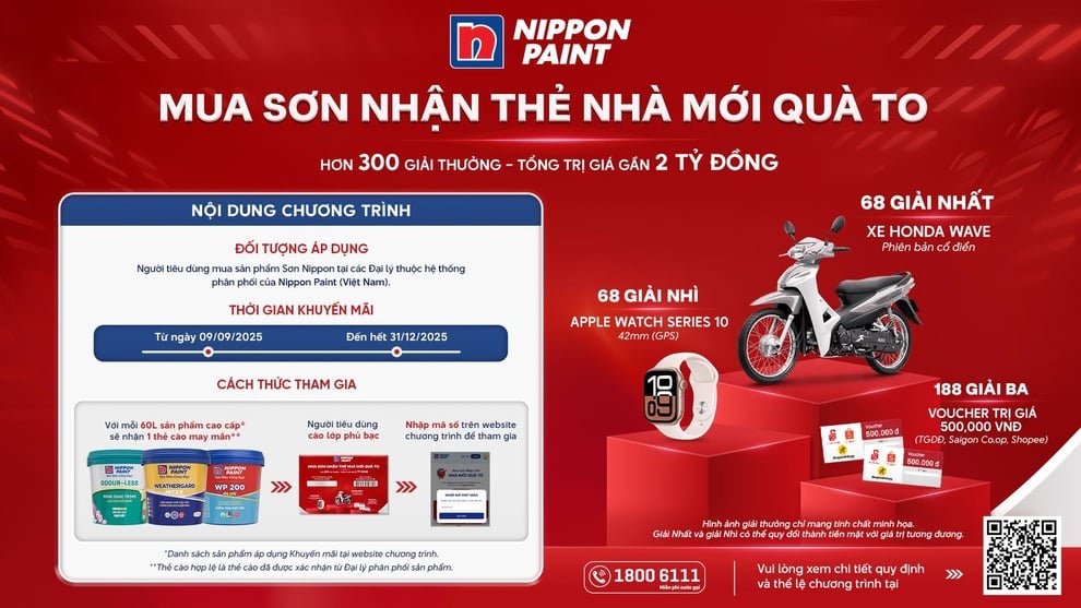Chương trình “Mua sơn nhận thẻ, nhà mới quà to” cùng Nippon Paint Việt Nam - 1