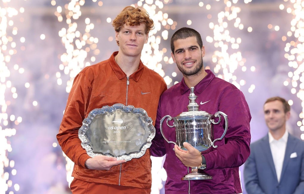 Đánh bại Sinner, Alcaraz lần thứ hai vô địch US Open - 2