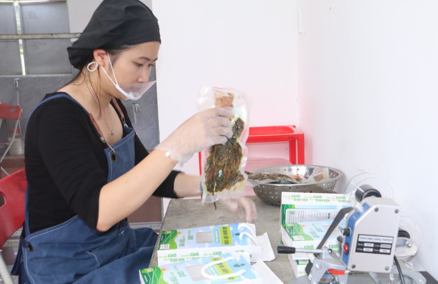 Green-Gas Giang Nguyen កំពុងបង្កើតទីតាំងរបស់ខ្លួនជាបណ្តើរៗនៅលើទីផ្សារ។ រូបថត៖ Quang Tan.jpg