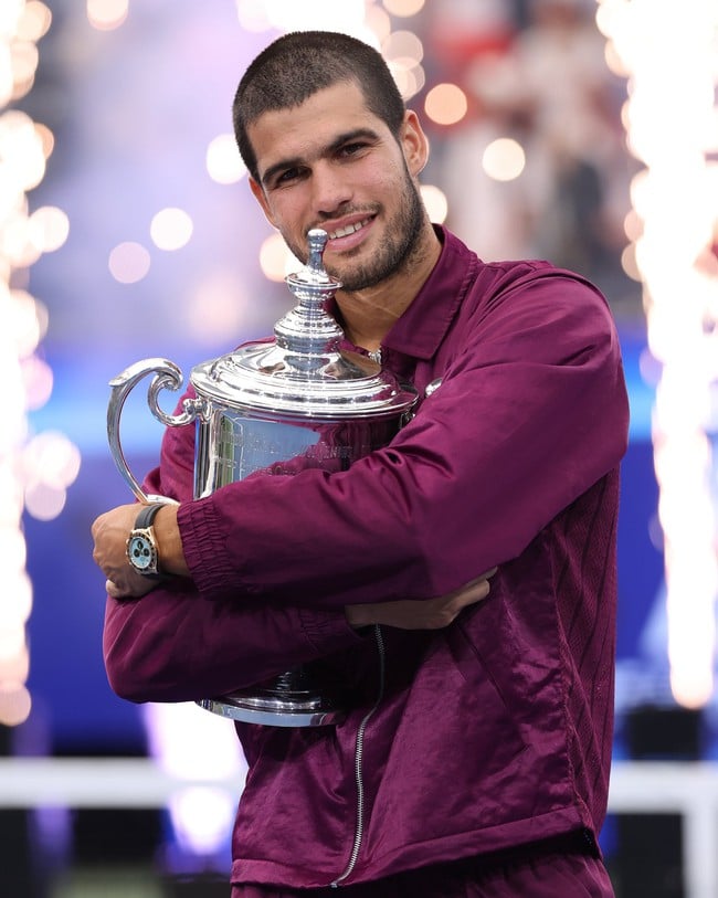 Alcaraz hạ Sinner giành US Open thứ 2, cân bằng một cột mốc với Nadal- Ảnh 1.