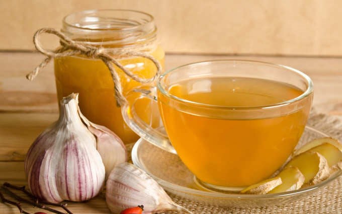Cách làm trà gừng tỏi nghệ tăng cường miễn dịch