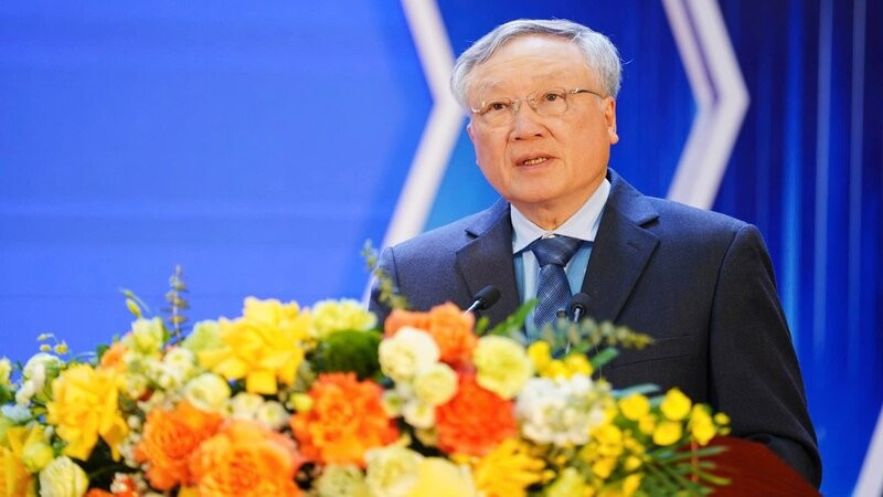 Vice premiärminister Nguyen Hoa Binh höll ett tal vid konferensen.