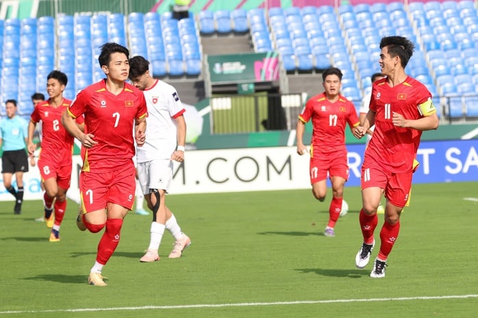 U23 Việt Nam tạo nên những cột mốc mới khi thắng U23 Jordan - Ảnh 1.