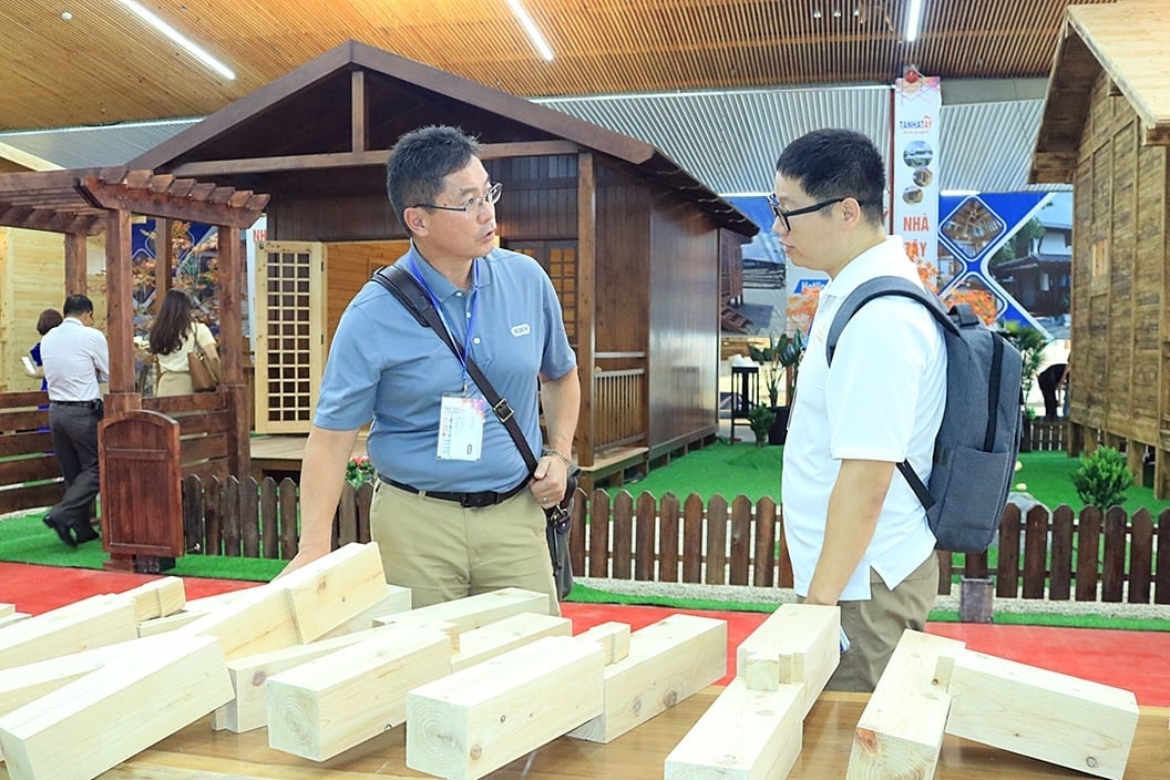 Gỗ thuộc nhóm sản phẩm tăng trưởng mạnh trong kim ngạch xuất khẩu sang Nhật Bản. Ảnh minh họa.