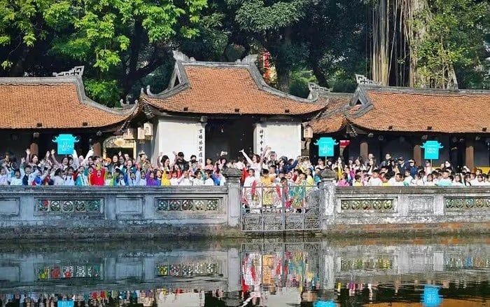 Diễu hành kỷ niệm 950 năm thành lập Quốc Tử Giám  - ảnh 5