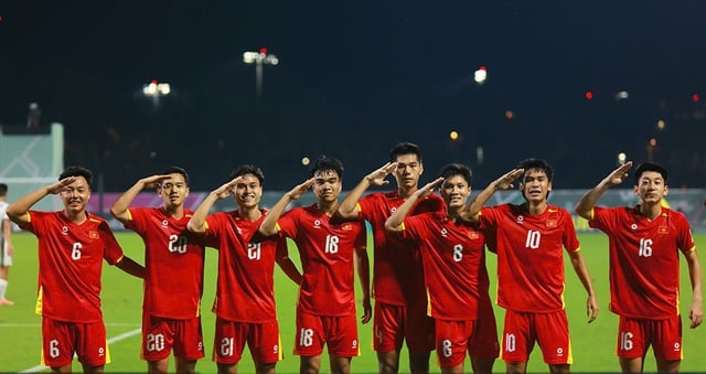 La dolce vittoria della nazionale vietnamita Under 23 - Foto 1.