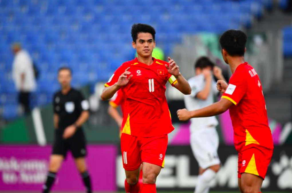 An Iranian referee officiated the U23 Vietnam - U23 UAE match.