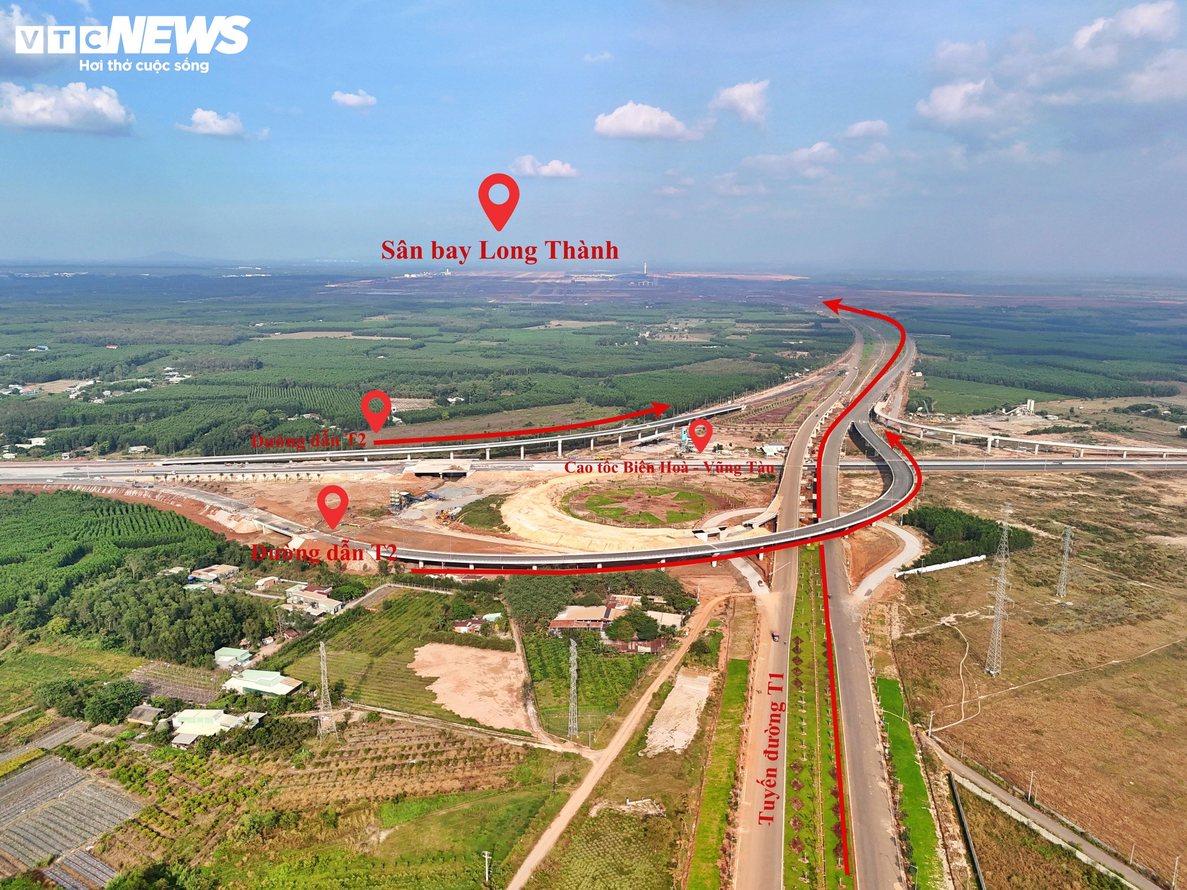 Zwei Mega-Knotenpunkte, die die Schnellstraße mit dem Flughafen Long Thanh verbinden, schreiten zügig der Fertigstellung entgegen – 8