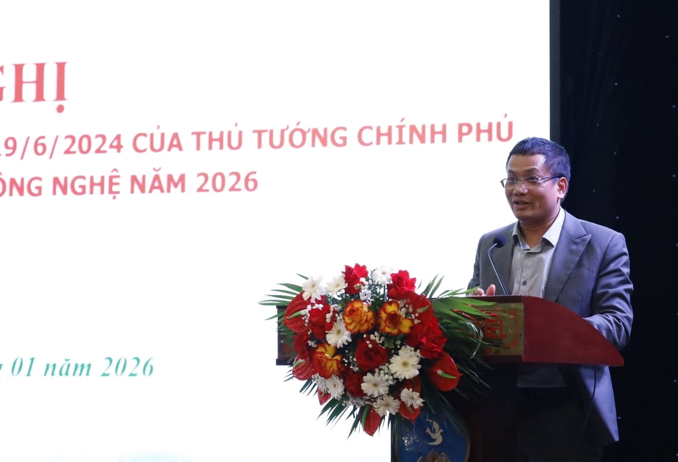 Ông Khuất Hoàng Kiên, Phó Cục trưởng Cục Chuyển đổi số. Ảnh: Mai Đan.