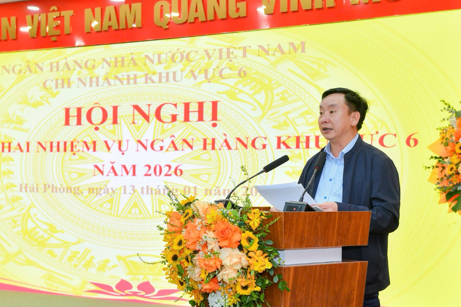 Gouverneurin Nguyen Thi Hong nahm 2026 an der Konferenz über die Umsetzung der Bankaufgaben für die Region 6 teil. Thống đốc Nguyễn Thị Hồng dự Hội nghị triển khai nhiệm vụ ngân hàng khu vực 6 năm 2026