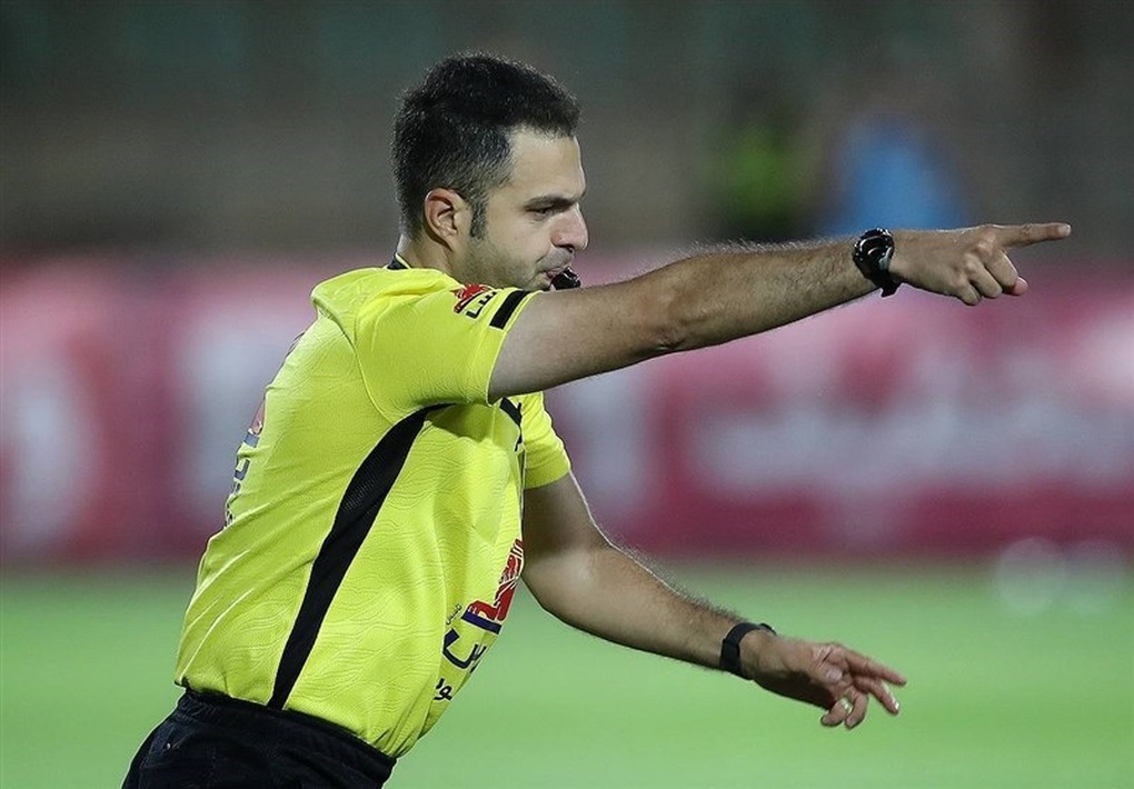 An Iranian referee officiated the U23 Vietnam - U23 UAE match.