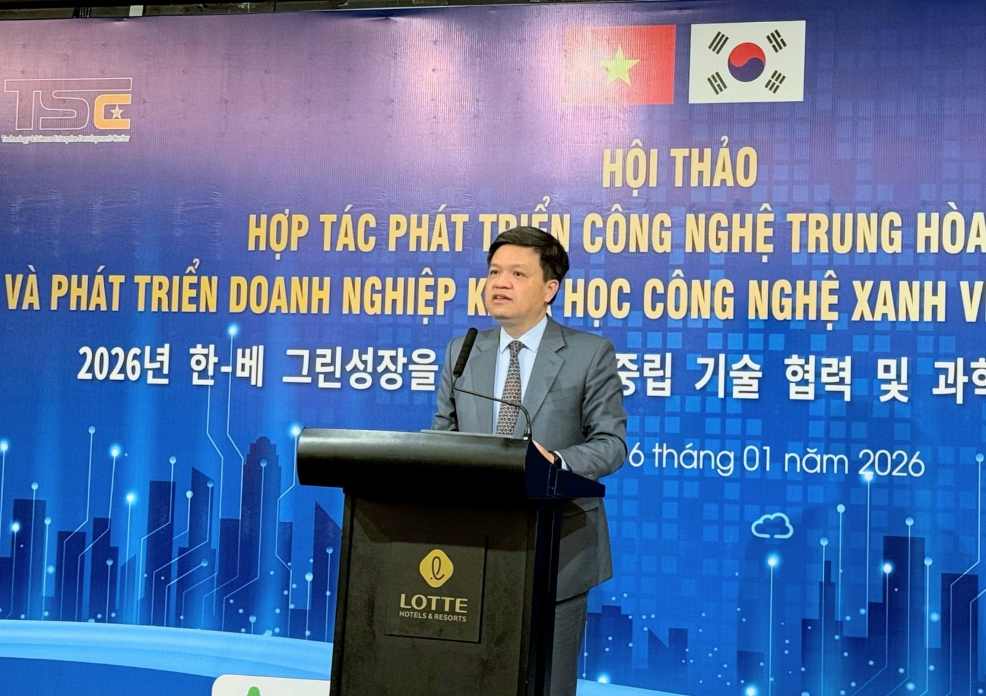 Việt Nam - Hàn Quốc: Tăng cường hợp tác phát triển công nghệ trung hòa carbon và doanh nghiệp khoa học, công nghệ xanh- Ảnh 1.