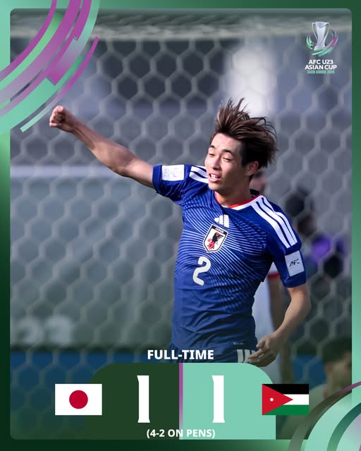 U23 Nhật Bản thắng nghẹt thở U23 Jordan trên chấm luân lưu - Ảnh 2.