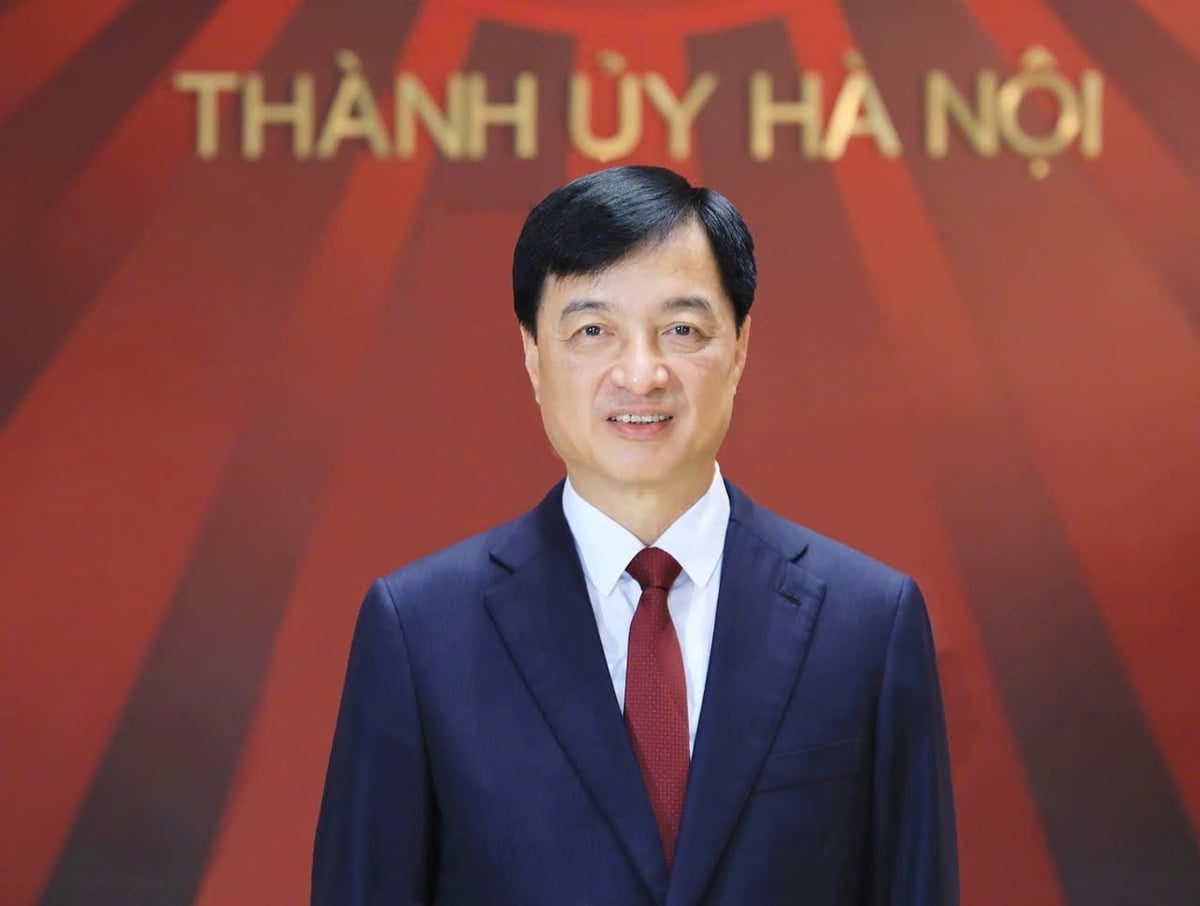 Ủy viên Bộ Chính trị, Bí thư Thành ủy Hà Nội Nguyễn Duy Ngọc. Ảnh: HNM.