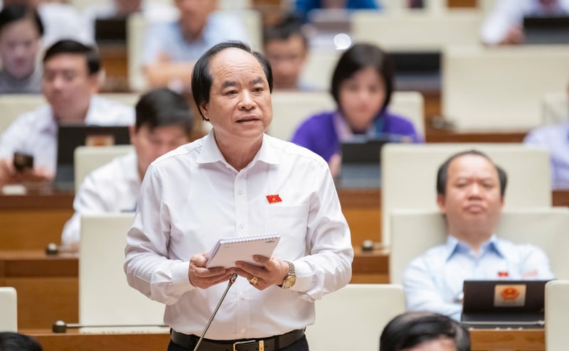 Representante de la Asamblea Nacional, Truong Xuan Cu, de la delegación de Hanói. Foto: Quynh Nga