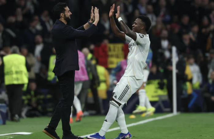 "Song sát" Vinicius – Mbappé lập công, Real Madrid thắng hủy diệt Monaco - Ảnh 4.