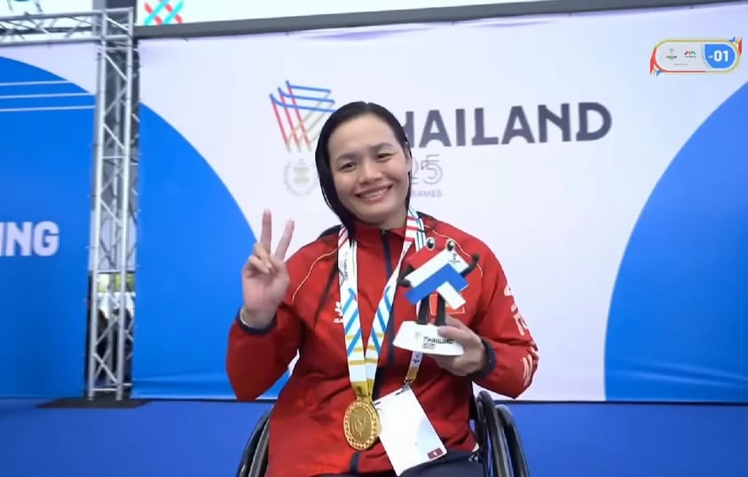 Đoàn thể thao Việt Nam giành liên tiếp 5 HCV tại ASEAN Para Games 13 - Ảnh 2.