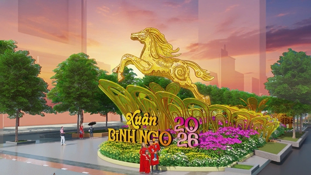 Đường hoa xứng tầm siêu đô thị quốc tế- Ảnh 1.