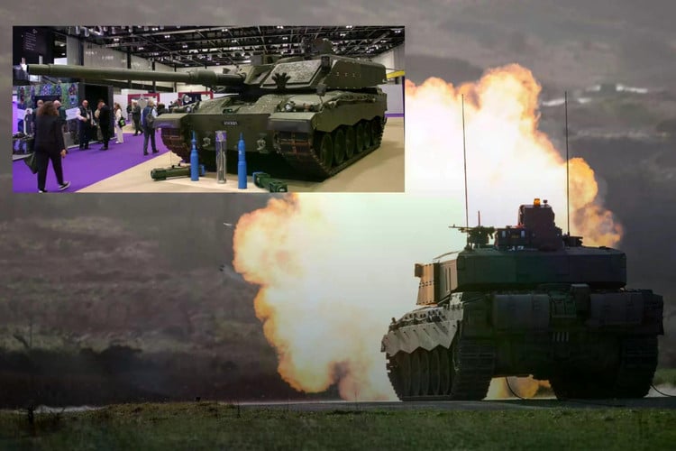 彼は新型主力戦車「チャレンジャー3」に近づいた。
