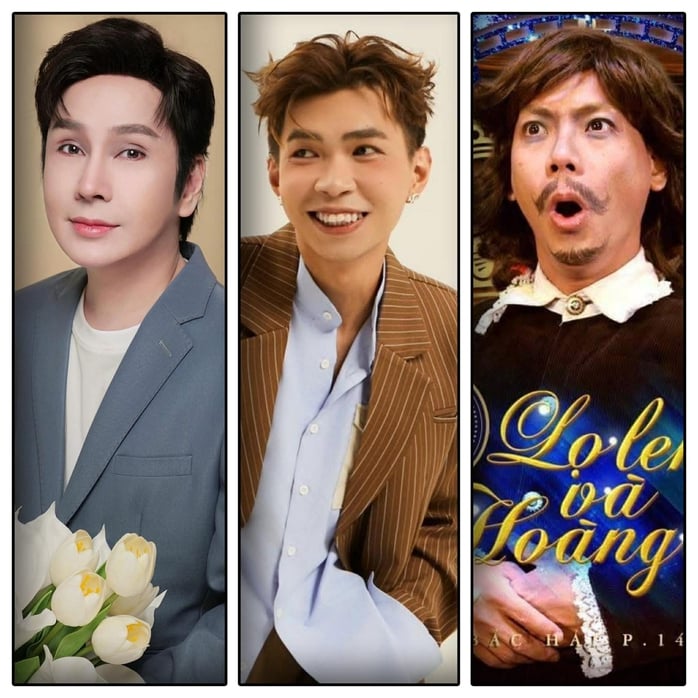 Vu Luan, Minh Du e Quoc Thinh si sono riuniti per celebrare il Tet (Capodanno lunare) con il pubblico del Teatro dei Lavoratori - Foto 1.