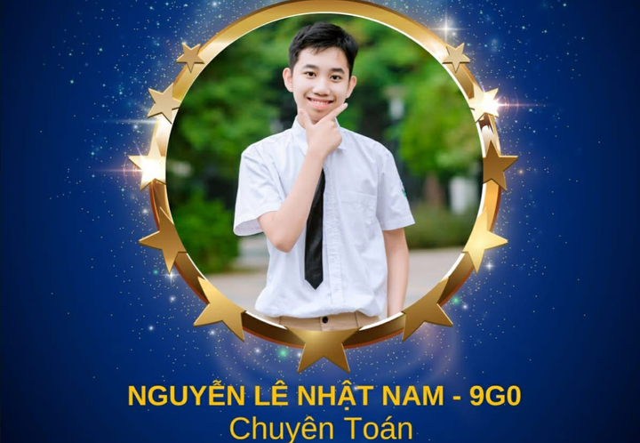 Nguyen Le Nhat Nam, Jahrgangsbester im nationalen Mathematikwettbewerb des Schuljahres 2025-2026.