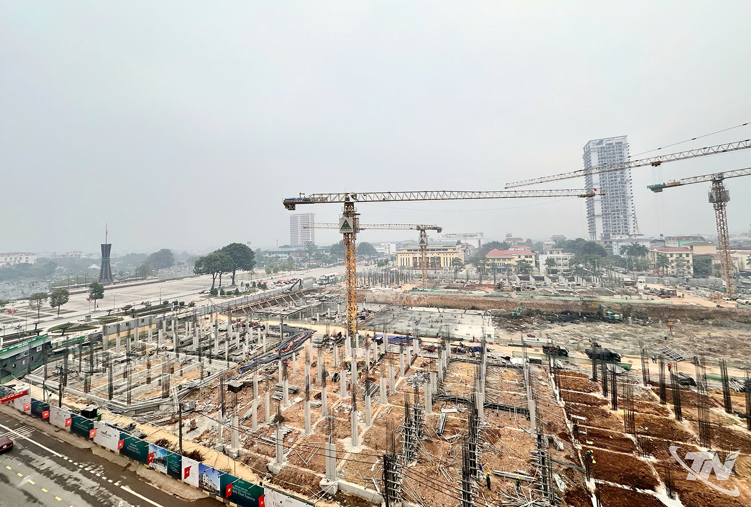 Toàn cảnh Dự án phố đi bộ trung tâm, tạo điểm nhấn không gian công cộng mới cho đô thị Thái Nguyên