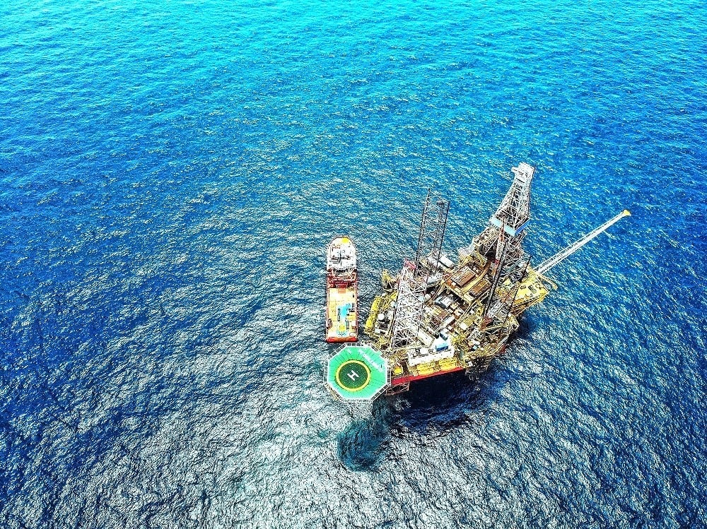 Từ tháng 12/2022 đến tháng 12/2025, giàn khoan PV DRILLING II đã hoàn thành 27 giếng, bao gồm 24 giếng phát triển và 3 giếng thăm dò tại thị trường Indonesia. Ảnh: PV Drilling.