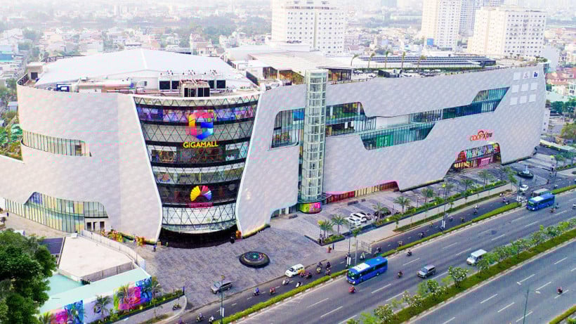 Gigamall thuộc top trung tâm thương mại quy mô lớn tại Việt Nam.