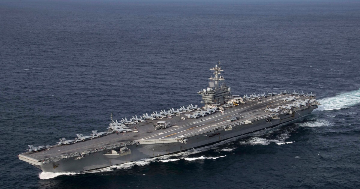 De VS zetten een vliegdekschip in in het Midden-Oosten; Iran waarschuwt voor een krachtige vergeldin
