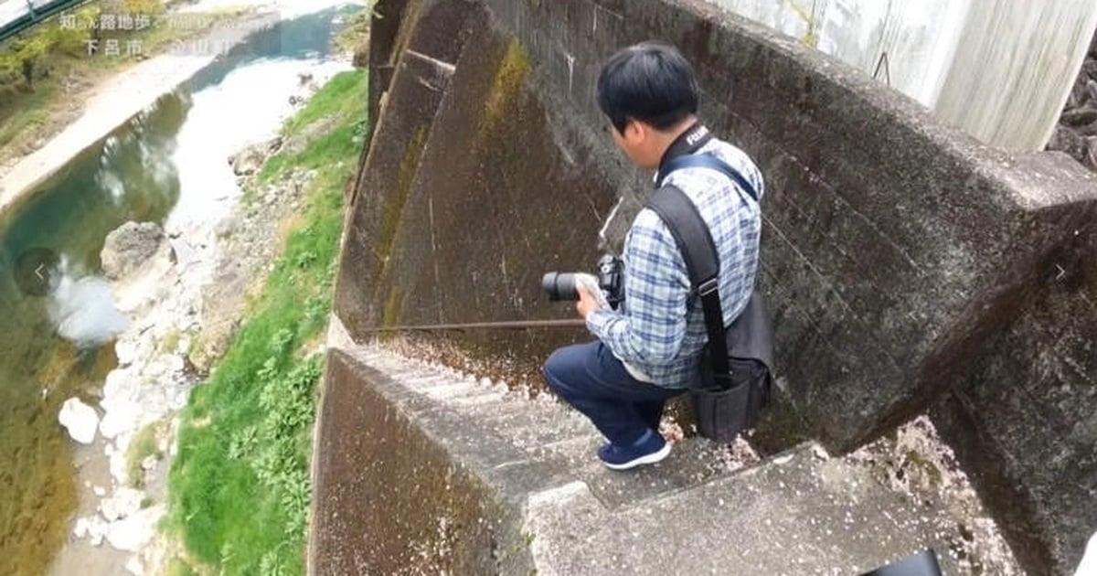 Een verticale trap van 10 meter hoog: omhoog klimmen is moeilijk, naar beneden gaan is een kwestie v