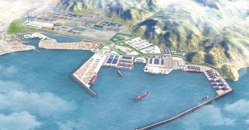 Phối cảnh Dự án Nhà máy nhiệt điện LNG Cà Ná. Ảnh: T.Nam.