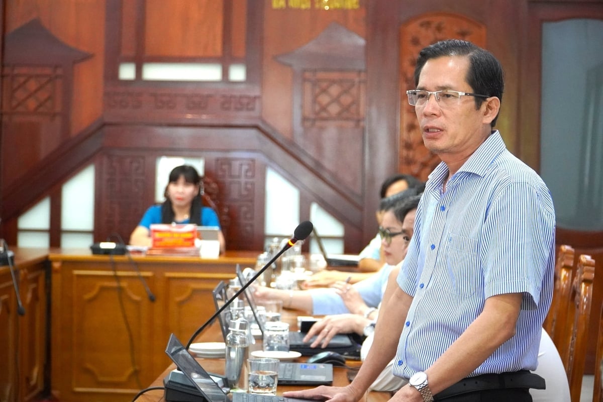 Ông Nguyễn Minh Đức - Giám đốc Trung tâm Khuyến nông và Dịch vụ nông nghiệp TP Cần Thơ chia sẻ kế hoạch hoạt động năm 2026. Ảnh: Kim Anh.