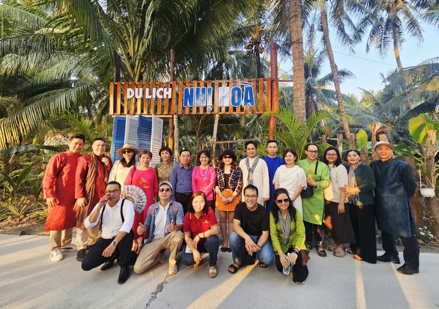 Il villaggio turistico comunitario di Nhi Hoa a Vinh Long attirerà turisti nel 2026 - Foto 2. Làng du lịch cộng đồng Nhị hòa ở Vĩnh Long thu hút du khách năm 2026 - Ảnh 2.