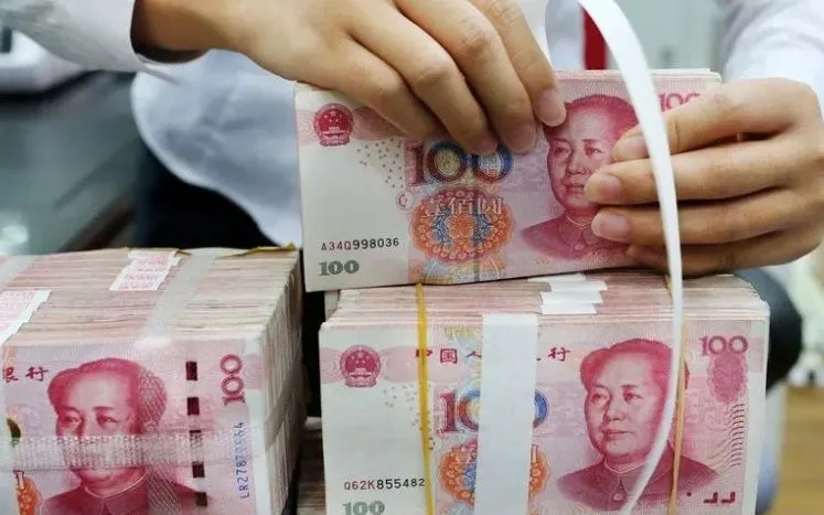 Lo yuan cinese. (Foto: AFP/VNA) Đồng Nhân dân tệ của Trung Quốc. (Ảnh: AFP/TTXVN)