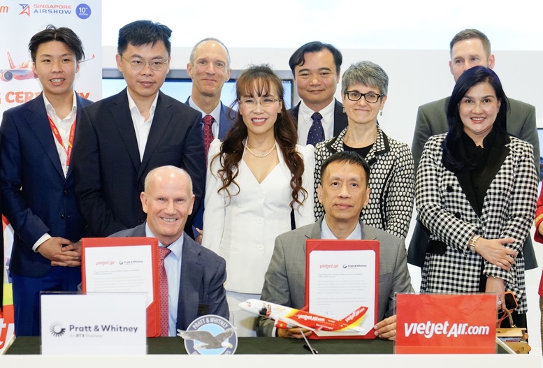 Vietjet ordina motori Pratt & Whitney per 44 velivoli Airbus A320neo - Foto 1.